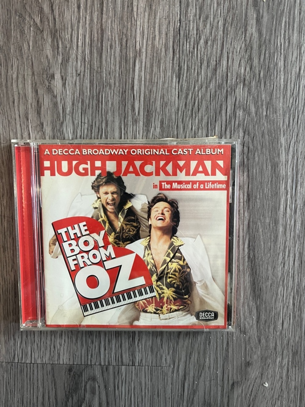 Hugh Jackman "The Boy From Oz" Original Cast CD - Red & White